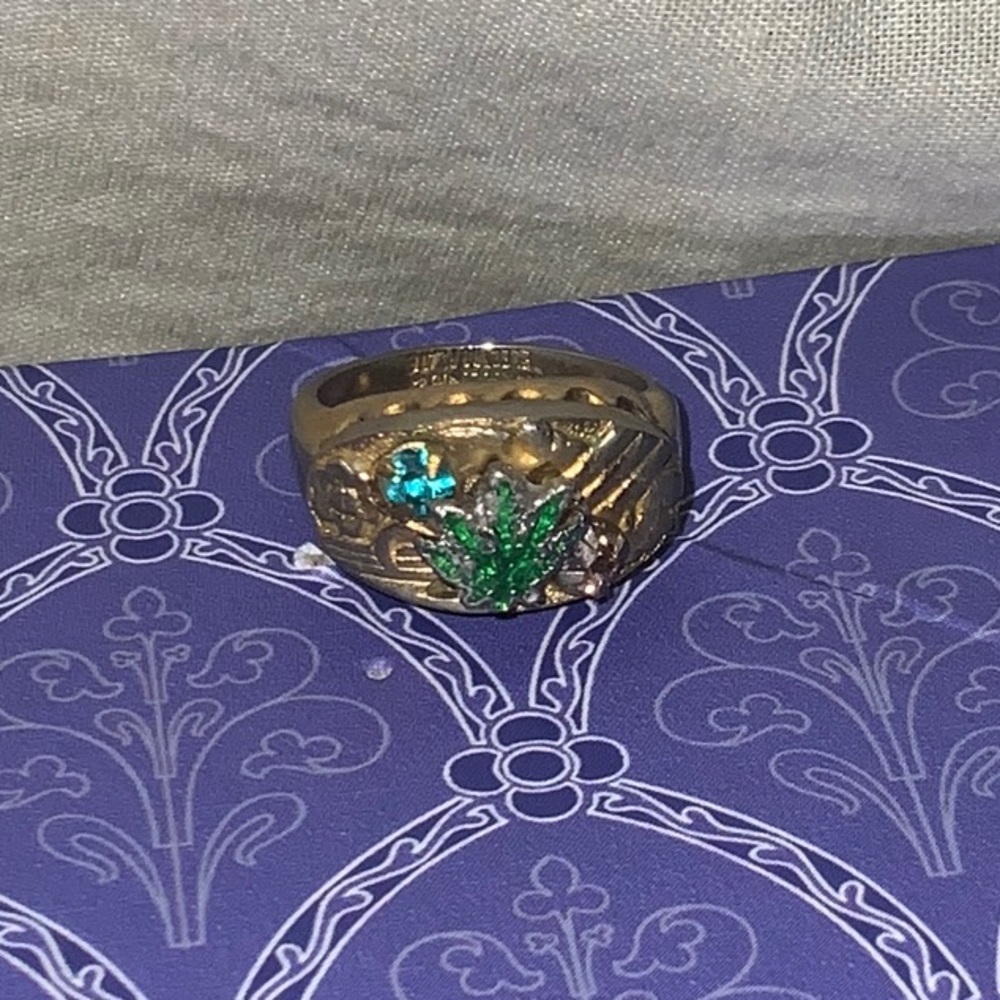 Gold 420 ring